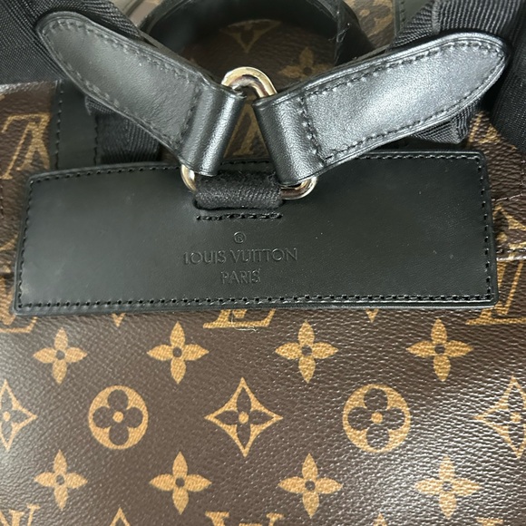 Louis Vuitton Brown Monogram Backpack with Black Accents - Picture 13 of 16